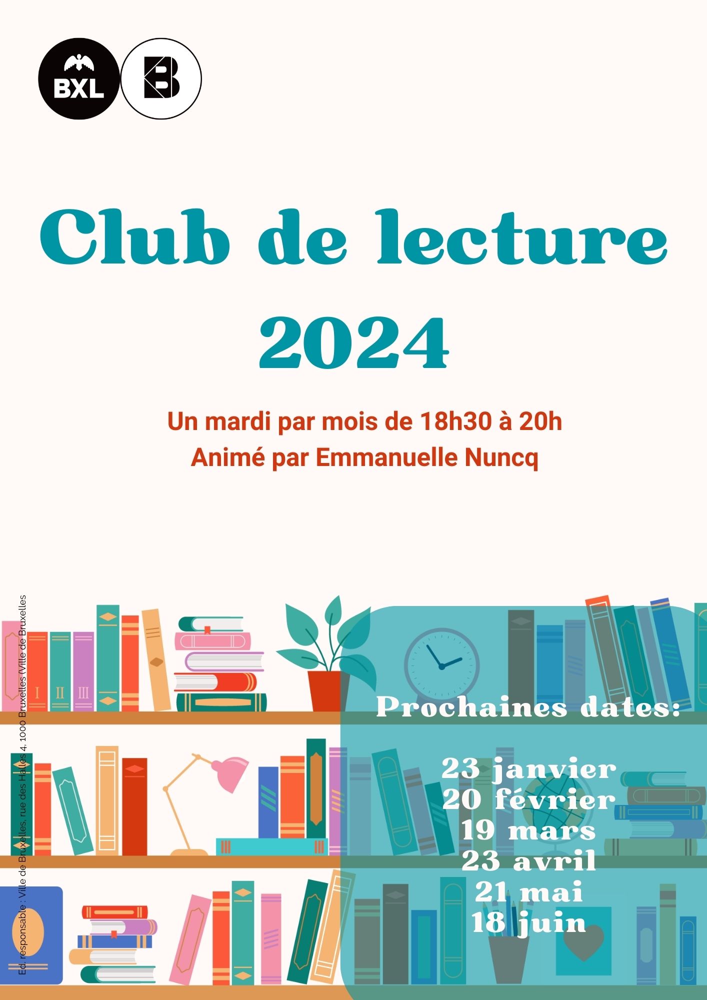 affiche du club de lecture
