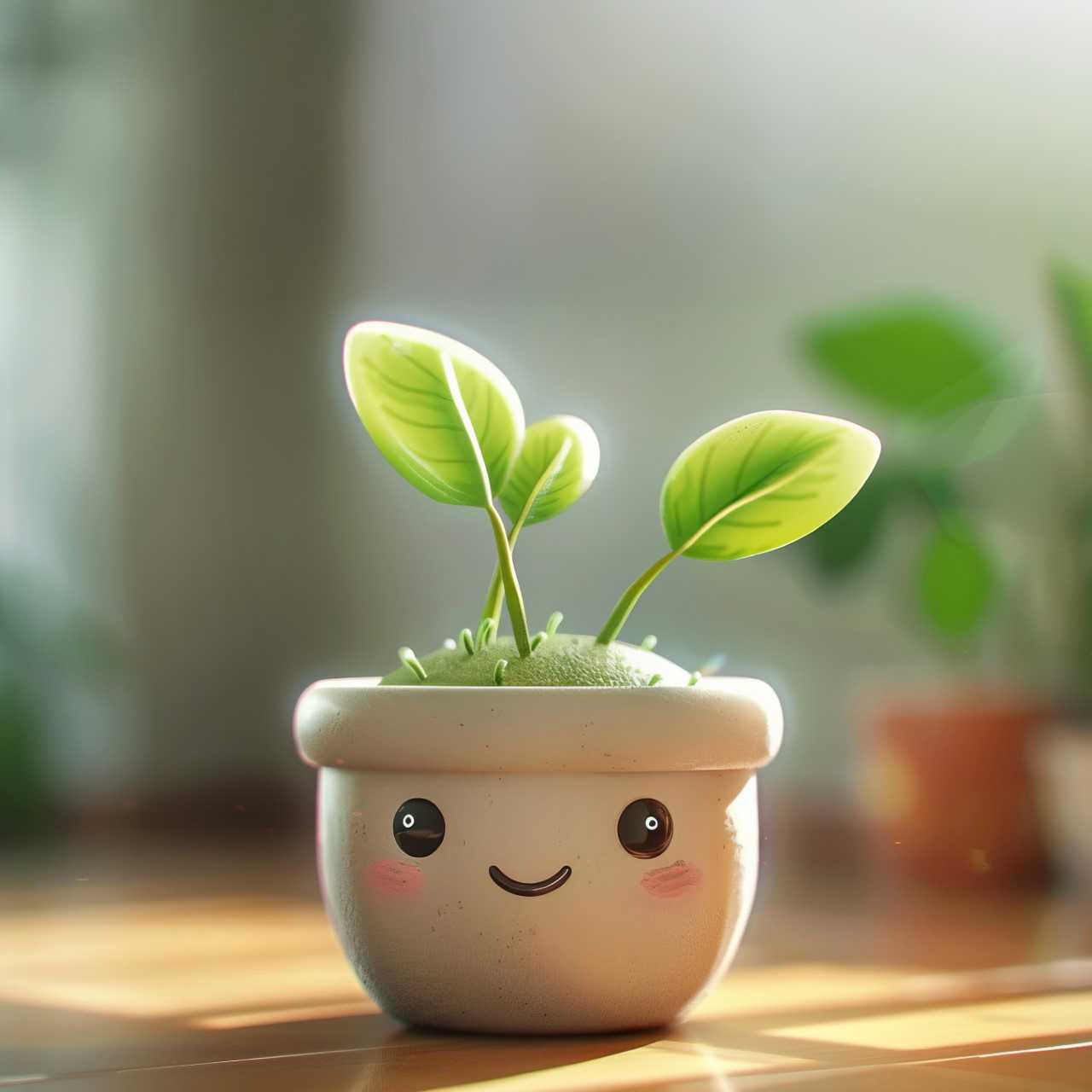 Plante dans un pot