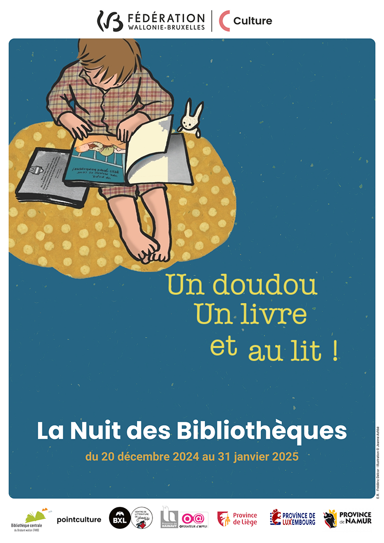 Affiche de la nuit des bibliothèques 2024