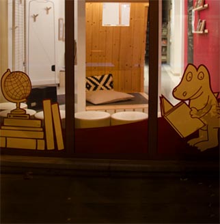Devanture de Bibliothèque