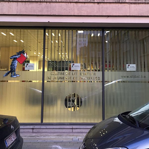 Devanture de la bibliothèque spécialisée