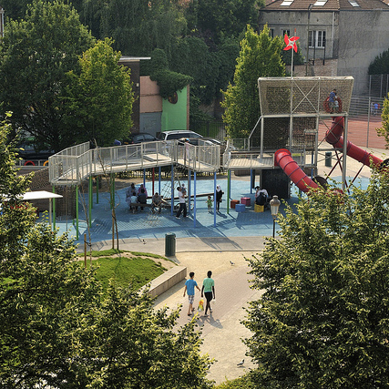 Séance de lecture au Parc Bonnevie